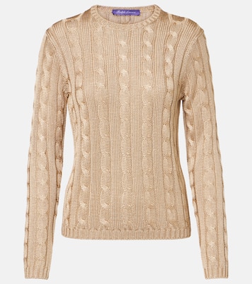 Jersey trenzado de seda | Ralph Lauren Collection