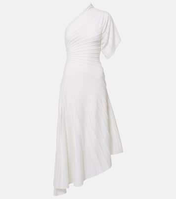 Abito midi Asym Ray in lana vergine | Alaïa