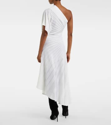 Abito midi Asym Ray in lana vergine | Alaïa
