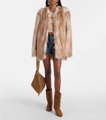 Borsa a spalla Oskan Large in suede | Isabel Marant
