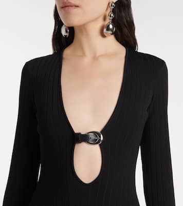 Abito midi Murphy in maglia a coste | Staud