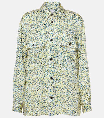 Chemise Daisy en soie à fleurs | Bottega Veneta