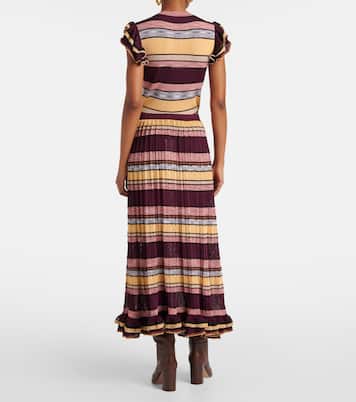 Gonna midi Seraphine con pince | Ulla Johnson