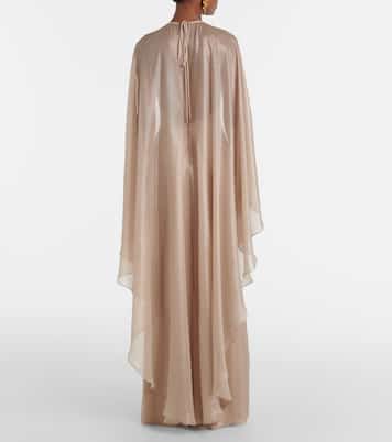 Robe longue en satin de soie mélangée | Tom Ford