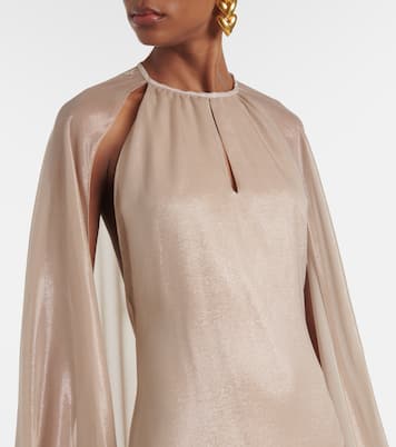 Robe longue en satin de soie mélangée | Tom Ford