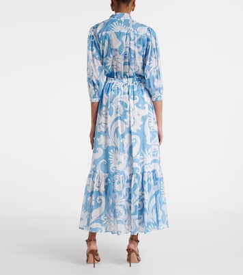 Falda larga de algodón con paisley | Etro