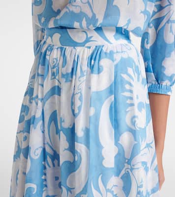 Falda larga de algodón con paisley | Etro