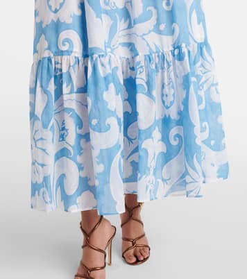 Falda larga de algodón con paisley | Etro