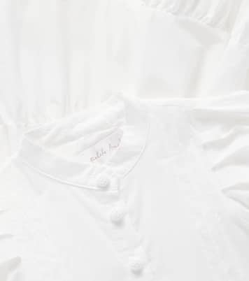 Vestido de gasa de algodón con aplique | Petite Amalie  