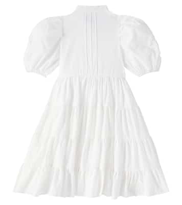 Vestido de gasa de algodón con aplique | Petite Amalie  