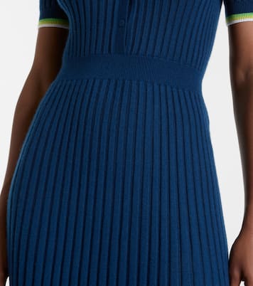 Vestido midi Eyot de cachemir y seda | Gabriela Hearst