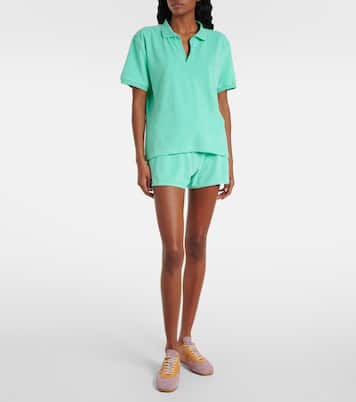 Cotton terry polo shirt | Hunza G
