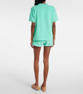 Cotton terry polo shirt | Hunza G