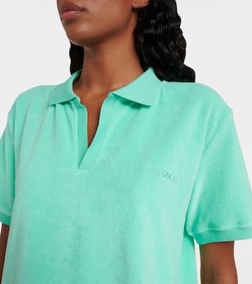 Cotton terry polo shirt | Hunza G