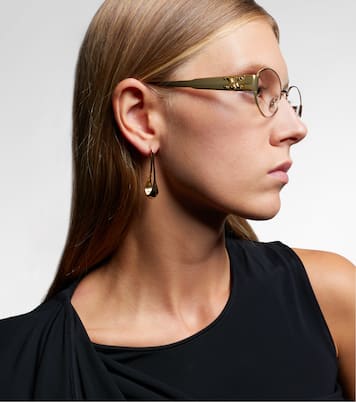 Metal Triomphe round glasses | Celine Eyewear