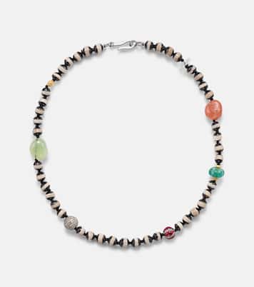 Collier Globetrotter à perles et pierres précieuses | Ileana Makri