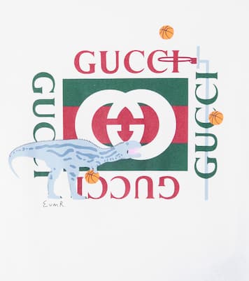 x Euan Roberts camiseta de algodón estampada | Gucci Kids