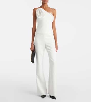 High-rise flared pants | Roland Mouret