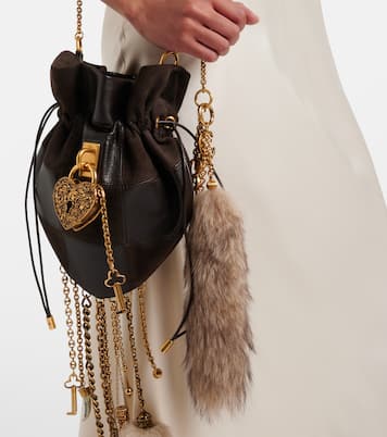 Treasure Tails shearling bag charm | Chloé