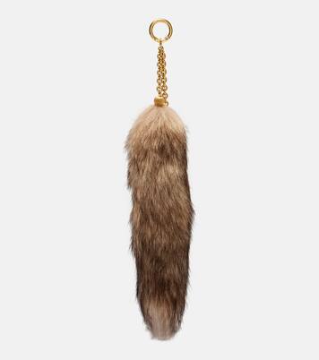 Treasure Tails shearling bag charm | Chloé