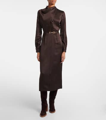 Josef belted silk midi dress | Gabriela Hearst