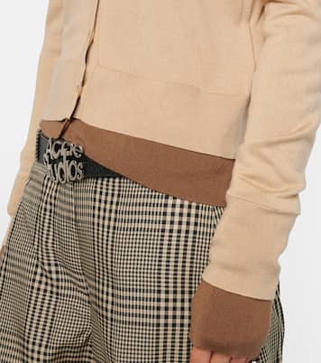 Cardigan in seta, lana e cashmere | Acne Studios