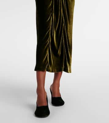 Midirock aus Samt | Dries Van Noten
