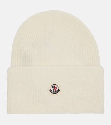 Ribbed-knit virgin wool beanie | Moncler