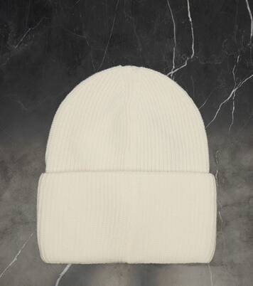 Ribbed-knit virgin wool beanie | Moncler