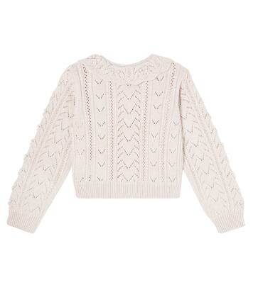Cardigan Lila aus Baumwolle | The New Society