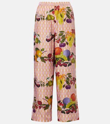 Cannelle silk twill wide-leg pants | Eres