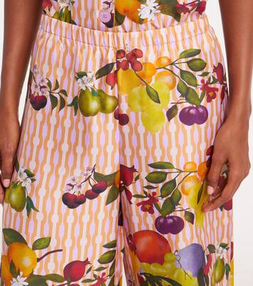 Cannelle silk twill wide-leg pants | Eres