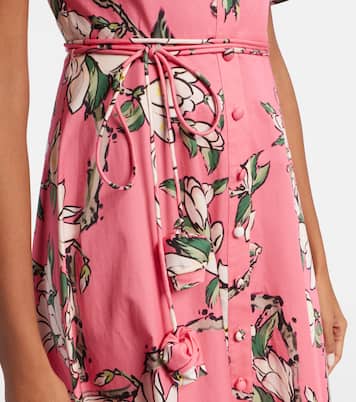 Bianca floral cotton shirt dress | Leo Lin