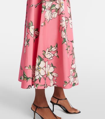 Bianca floral cotton shirt dress | Leo Lin