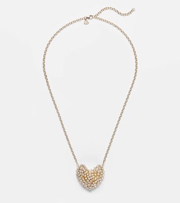 Halskette Heart Large aus 14kt Gelbgold mit Diamanten | Sydney Evan