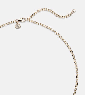 Halskette Heart Large aus 14kt Gelbgold mit Diamanten | Sydney Evan