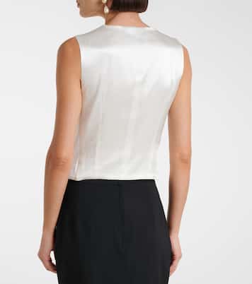 سترة جيليه من الصوف والحرير المخلوط | Dolce&Gabbana