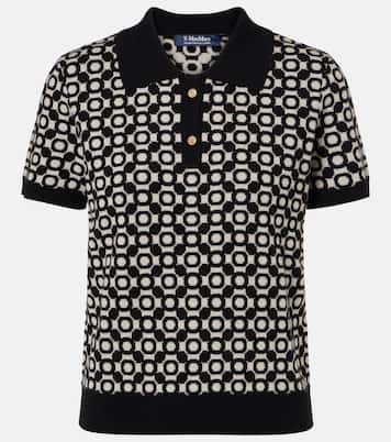 Medera wool jacquard polo sweater | 'S Max Mara
