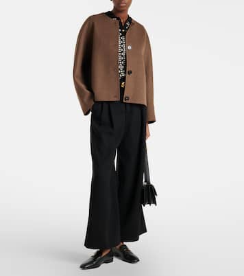 Medera wool jacquard polo sweater | 'S Max Mara