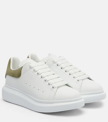 Oversized leather sneakers | McQueen