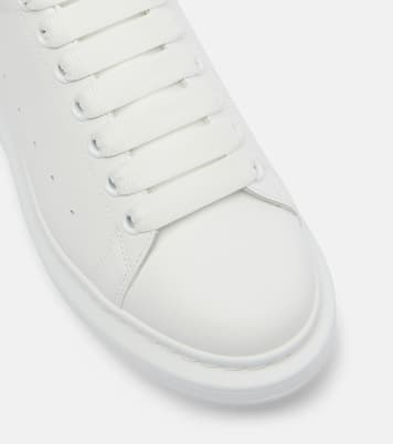 Oversized leather sneakers | McQueen