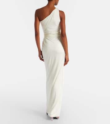 Medusa '95 gathered jersey gown | Versace