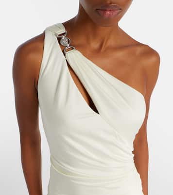 Medusa '95 gathered jersey gown | Versace