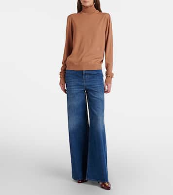 Ruffled wool turtleneck sweater | Chloé