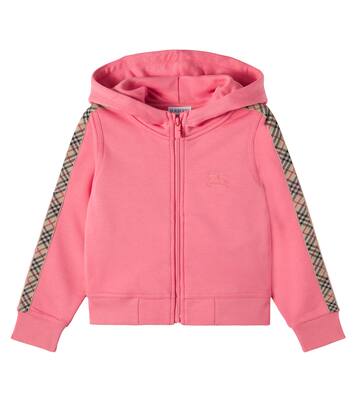 Burberry Check EKD cotton zip-up hoodie | Burberry Kids
