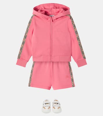 Kapuzenjacke Burberry Check EKD aus Baumwolle | Burberry Kids