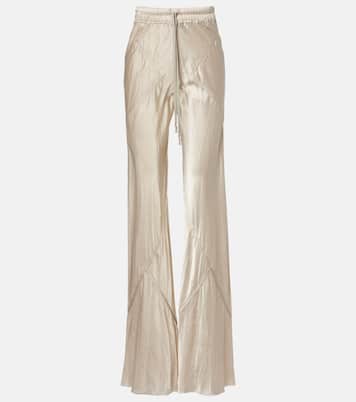 Pantalones flared de satén | Rick Owens