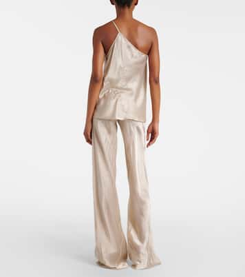 Pantalones flared de satén | Rick Owens