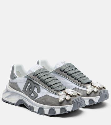 DG Country Road suede-trimmed sneakers | Dolce&Gabbana