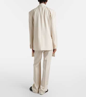 Pinstripe wool straight pants | Acne Studios